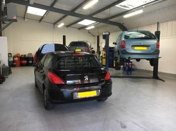 Inside The Autosolutions Workshop In Newbury